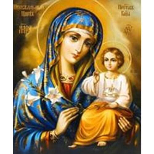 5D DIY Diamond Painting Our Lady Religion Icons Diamond Embroidery Picture of Resin Cross Stitch Full Diamond Mosaic Home Decor