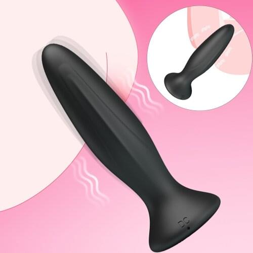 Anal Plug Vibrator For Male Gay Women Prostate Massager Silicone Butte Plug Vibrating Male Masturbator Dildo Vibrator Sex Toys