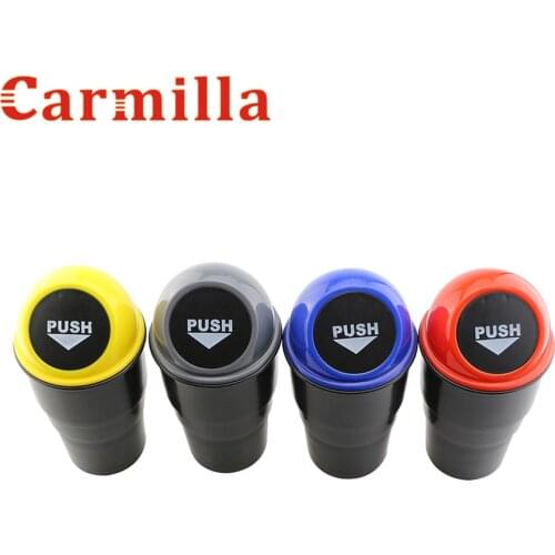 Carmilla Car Trash Can Garbage Dust for Chevrolet Cruze Malibu Trax Lova Captiva Aveo Equinox for Opel Mokka ASTRA J Insignia