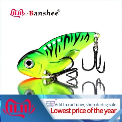Banshee Bass Crankbait Fishing Lure For Pike Wobbler For Fishing Vibes Vibrating Fish Bait Vibration Metal Vib Sinking Hard Bait