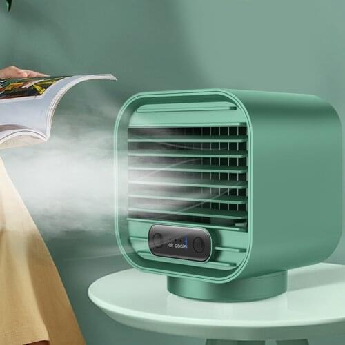 Silent Nano Spray Air Cooler Humidifier Fan Summer Personal Desktop Fan