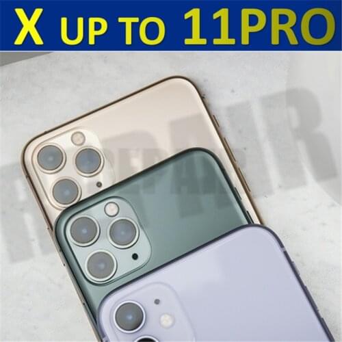 Back Cover Housing For Convert iPhone X XS Xsmmax iphone x to 11 pro housing Make iPhone x Like iPhone 11 Pro
