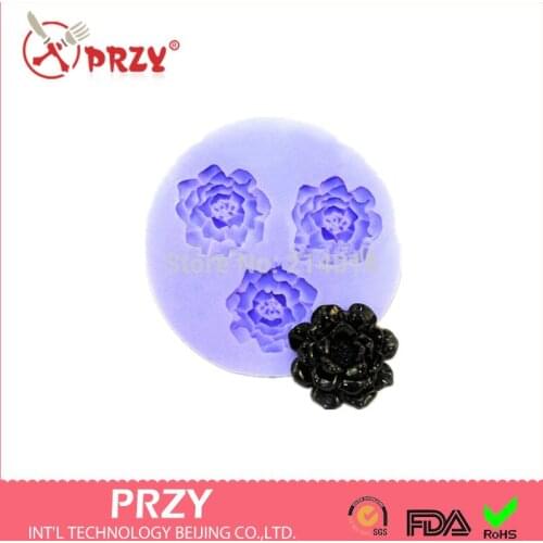Flower modelling fondant molds wholesale chocolate silicon mold fondant Cake decoration mold