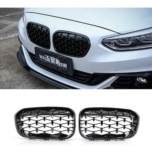 Car Racing Grill for BMW 1 3 5 Series E36 E39 E87 E90 E92 F20 F21 F30 E60 F10 F18 F15 F16 G30 Diamond Grilles Car Accessories