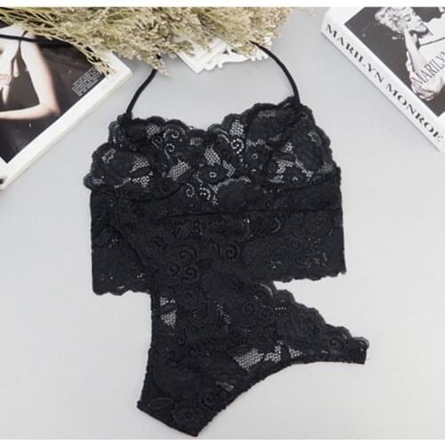 CDJLFH 2Pcs Transparent Lace Bra And Panty Set Women Sexy Lingerie Bra Set Intimates Ladies Black Underwear Set