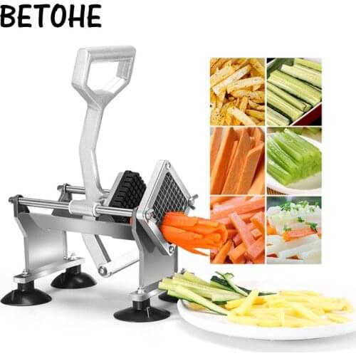 Kitchen Strip Cutter Stainless Steel French Home Kitchen Fry Fries Potato Chips Strip Cutting Cutter Machine Maker Potatoes Tool