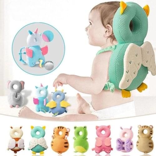 Summer Baby Head Protector Pillow Protection Backpack Cartoon Infant Anti-Fall Toddler Children Protective Cushion
