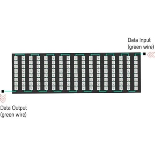 5v 5050 RGB Matrix led Pixel module light 8*8 16*16 8*32 Pixels WS2812B WS2812 Digital Flexible Panel Individually Addressable