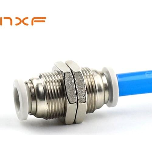 PM Diaphragm straight through pm-4 / 6 / 8 / 10 / 12 pneumatic Pu gas pipe cylinder solenoid valve quick plug quick connector