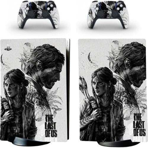 The Last of Us PS5 Digital Edition Skin Sticker Decal Cover for PlayStation 5 Console and 2 Controllers PS5 Skin Sticker Vinyl