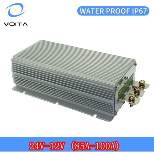 1200w high power dc dc converter 24v to 12v 100a buck step down voltage regulator