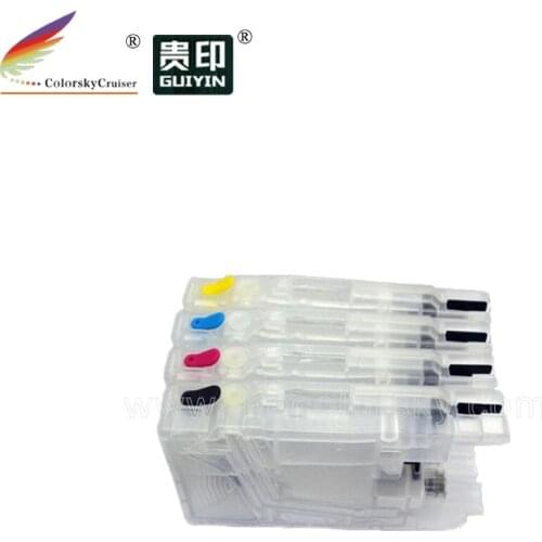 RCB-LC1280) refillable ink cartridge For Brother MFCJ430W MFCJ6910DW MFCJ6710DW MFCJ5910DW MFCJ6510DW MFCJ435W MFCJ835DW