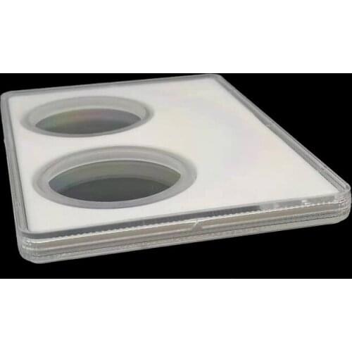 Rating two-hole display box plastic box