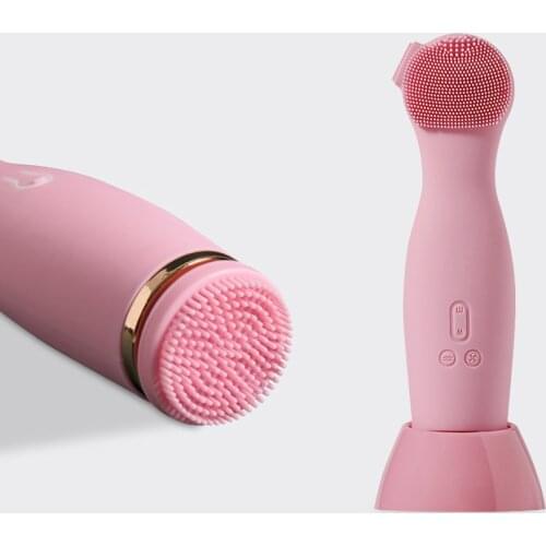Facial Cleansing Brush Sonic Vibration 360 Rotating Face Spin Brush Cleanser Washing Skin Deep Cleaning Remove Blackhead