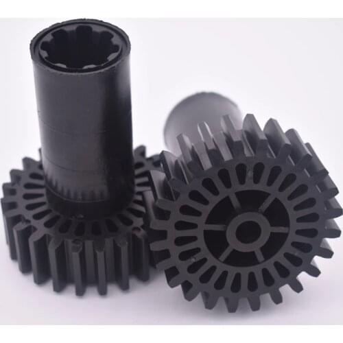 2pcs black Plastic Gear 7051414 fit for Braun Power Plus G1300 G1100 KGZ4 KGZ3 G1500 Household electric meat grinder parts