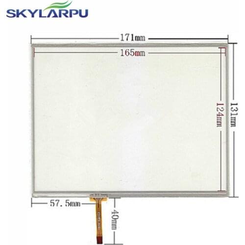 Skylarpu 8 inch resistive touch screen 171mm*131mm 4:3 Touch Navigation DVD car machine portable navigation DVD external screen