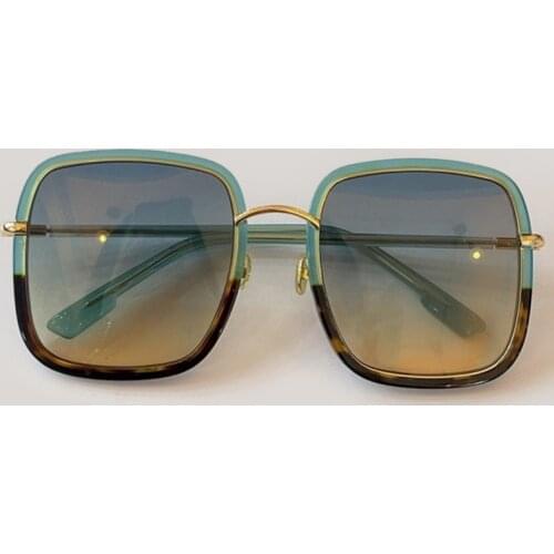 Luxury Brand Designer Square Sunglasses Women Vintage Oversized 2021 Gradient Female Sun Glasses