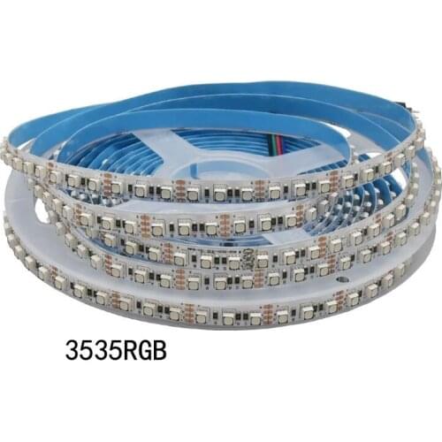 [Seven Neon]SMD 3535 LED RGB Strip,120led/m,12W/m,12V,Super Bright slim 8MM FPBC led tape,colorful strip light,5meters per lot