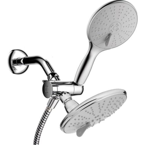 Xiamen bathroom American concealed 6 "three function three way shunt with socket top spray double shower suit