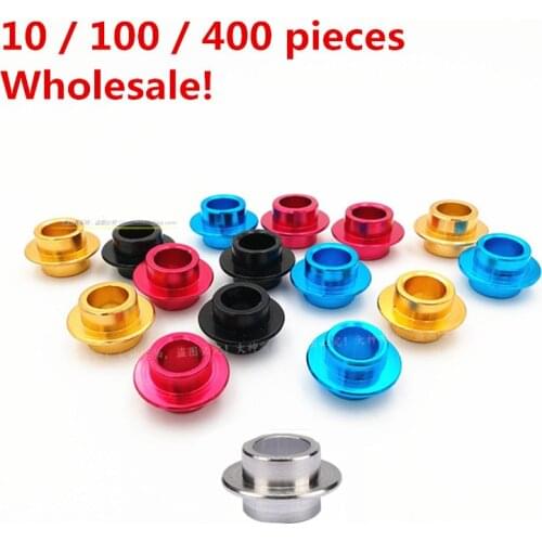 10 100 200 8mm silver black golden red blue inline skates skating spacer roller slalom speed sleeve aluminum alloy super light