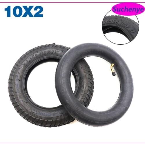 10 inch 10x2(54-152) Rubber Tire Inner Tube Outer Tyre 10*2(54-152) Tire for Electric Scooter Bike Refit Motorcycle Parts