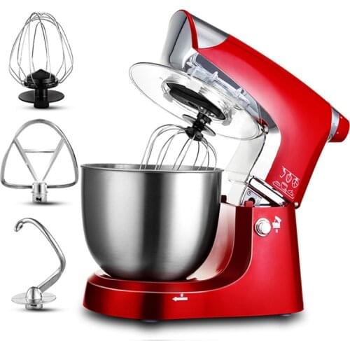 1000W 5L Dough Maker Stainless Steel Kitchen Bread Dough Mixer Multi-purpose Cooking Machine Egg Electric Mixer