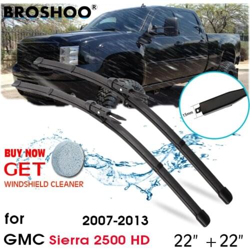 Car Wiper Blade Front Window Windscreen Windshield Wipers Blades Auto Accessories for GMC Sierra 2500 HD 22"+22" 2007-2013