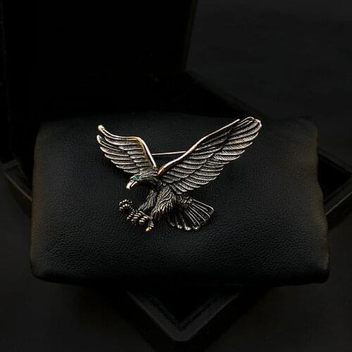 Retro Eagle Animal Brooch men women party suit sweater accessories Pin Brooches