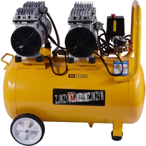 1piece Hight quality 50L Electric air compressor 1200W ,without oil air compressor ,0.067m3/min