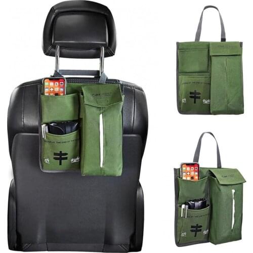 80% Hot Sell Outdoor Wear-Resistant Oxford Auto Car Backseat Hanging Storage Bag Organizer