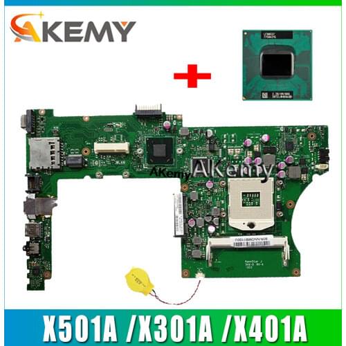 X401A Motherboard B820 B960 HM70 RAM For ASUS X501A X301A X401A laptop Motherboard X401A Mainboard send CPU