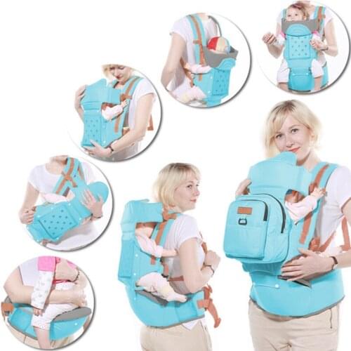 Baby Carrier 10 In 1 Multifunction Toddler Backpack Sling Kids Hip Seat Newborns Kangaroo Hipseat With Diaper Bag Loading 20kg