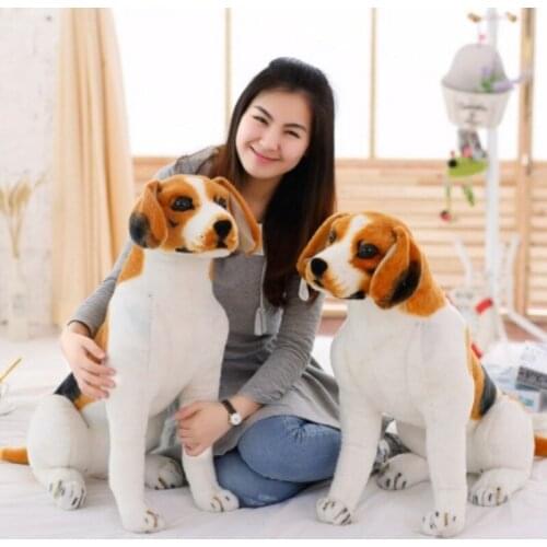 30/40/50cm plush simulation dog sitting Lie decoration Home good quality soft cute Early education christmas gift for kid friend