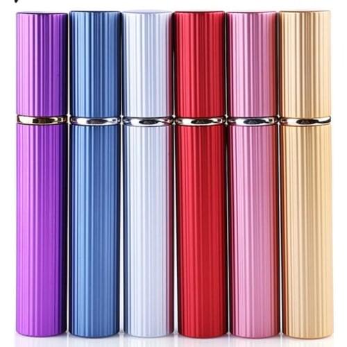 20pcs/lot 8ML Portable Spray Bottle Empty Perfume Bottles Colorful 8CC Refillable Perfume Atomizer Travel Accessories