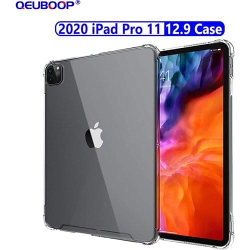 Clear case For 2020 iPad Pro 11 case Pro 12.9 Drop Resistance Soft cover case For Apple iPad 12.9 11 inch 2020 Slim Back cover