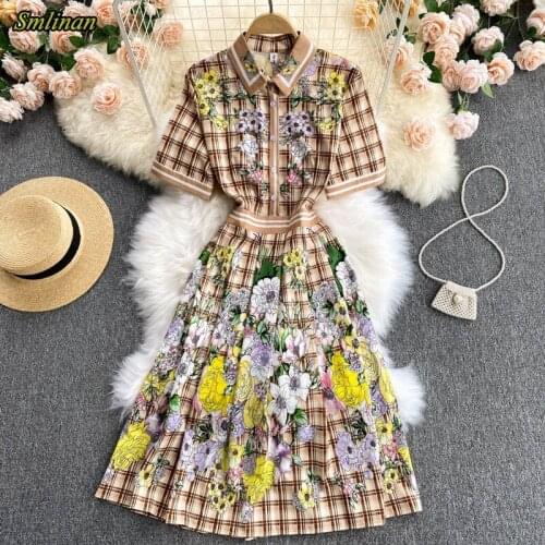 Smlinan Summer Dresses In A Cage