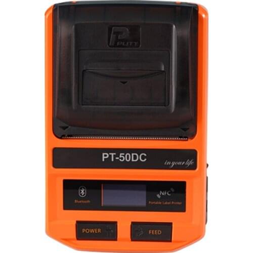 PT-50DC Small Portable Price Tag Label Printer Barcode QR Code Sticker Label Thermal Printer