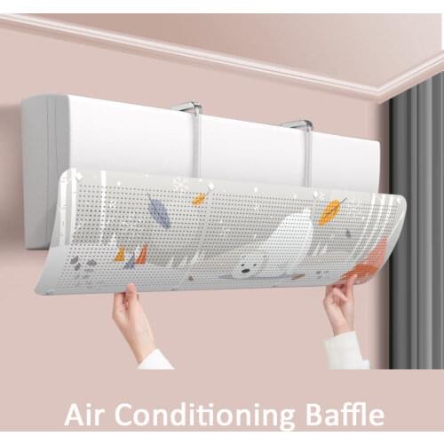 Air Conditioner Baffle Anti Direct Blow Adjustable Air Conditioning Windshield Wind Deflector Baffle Cover for Home Tools