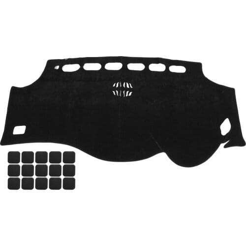 X Autohaux RHD Car Dashboard Cover Protector Pad for-Toyota Alphard Vellfire 20 Series 2008-2015 Non-slip Sun Shade Pad Carpet