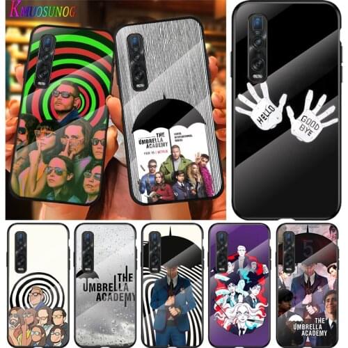 Umbrella Academy For OPPO A9 2020 A52 Find X2 Lite Realme 7 7i C3 XT 6 5 Pro Tempered Glass Cover Phone Case