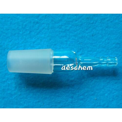 24/40,Glass Adapter socket to rubber tube,Straight connection,Hose Inlet adapter
