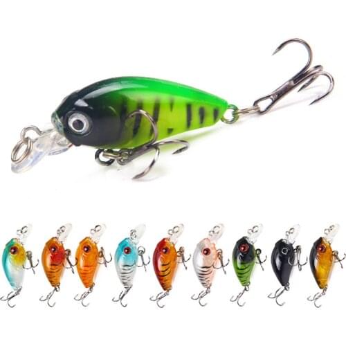4.5 cm 3.5 g hot model fishing lures hard bait 9 color for choose minnow quality professional minnow depth0.8-1.5m plastic
