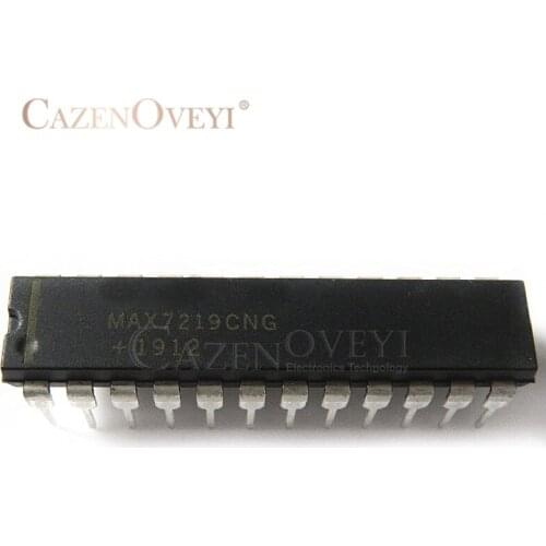 5pcs/lot MAX7219CNG MAX7219 DIP-24 New original In Stock