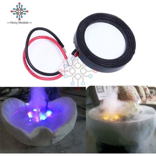 5Pcs 25mm Ultrasonic Humidifier Ceramic Atomizer Mist Maker Piezoelectric Transducer Humidifier Accessories 1.70MHz D25mm