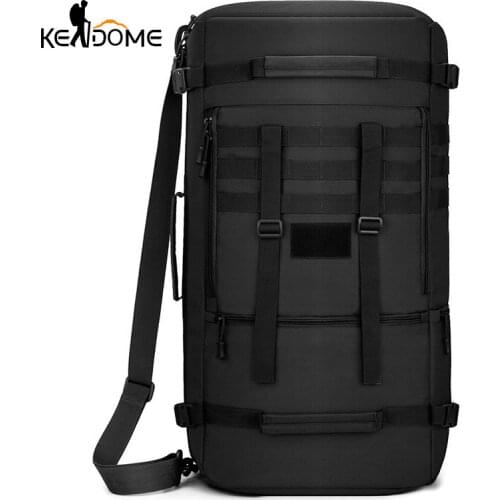 50/60L Camouflage Large Capacity Travel Bag Oxford Cloth Outdoor Waterproof Durable Multi-function Backpack Laptop Bags X545D