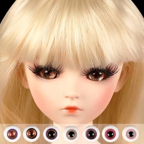 UCanaan 1/3 BJD Dolls Accessories Glass Eyeball High Quality 16mm 1 Pair Eyeball 60cm BJD Accessories