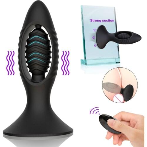 Hollow Anal Plug Remote Control G-spot Stimulator Dildo Vibrator Sex Toys For Man Woman Prostate Massager Butt Plug Erotic Toys