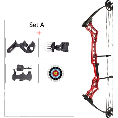 Junxing M108 1 Set Of Archery Composite Bow 30-55 Pounds Pounds Adjustable Beginner Sports Outdoor Hunting Shooting
