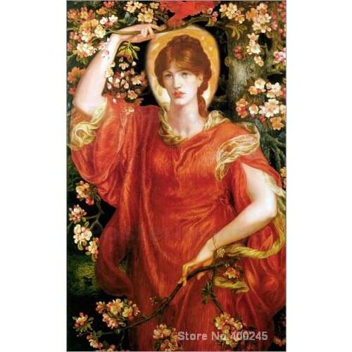 A vision of fiammetta by Dante Gabriel Rossetti paintings For sale Home Decor Hand painted High quality