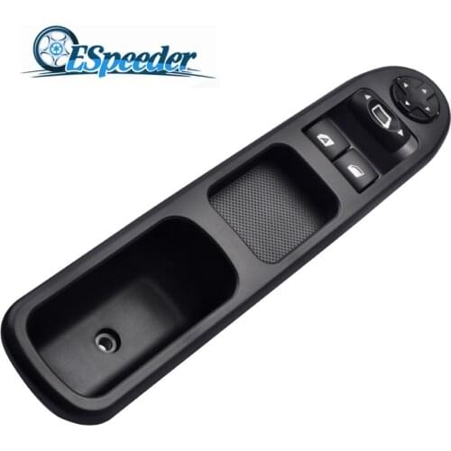 ESPEEDER Electric Master Control Power Door Window Switch Button For Peugeot 207 2007-2014 For Citroen C3 Picasso 6554.QC